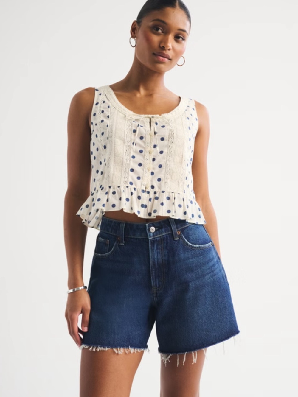 NWT Abercrombie & Fitch High Rise Loose Short Size 30
